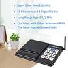 2Pcs Intercoms Wireless 2000m Long Range Room to Room Intercom System with Group Call & Monitor Function for House Business Office Elderly