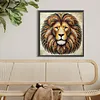 Diamond Painting -DIY Round Drill Mosaic  Lion(40x40cm)