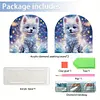 Acrylic Puppy Diamond Painting Napkin Rack Diamond Art Paper Towel Holder