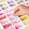 (US Local)2/4 Layers Craft Storage Containers Storage Box Art Craft Supply Bead Organizers Craft Tool