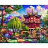 【SALE】Building Backyard-Paint by Numbers Acrylic Painting 50*40cm