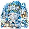(US Local)6pack Xmas Gnome-Special Shaped Diamond Painting Kit(30x30cm)
