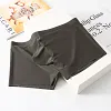 Men's Pouch Trunks Ice Silk Enhance Underwear Briefs Low-Rise Ultra-Thin Bulge Pouch Boxer Briefs