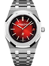 Silver 904L Steel Smoked Burgundy Dial - Watch - 39mm