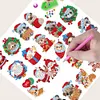 2PCS Gem Art DIY Craft Kit Diamond Painting Sticker (Christmas Creatures)