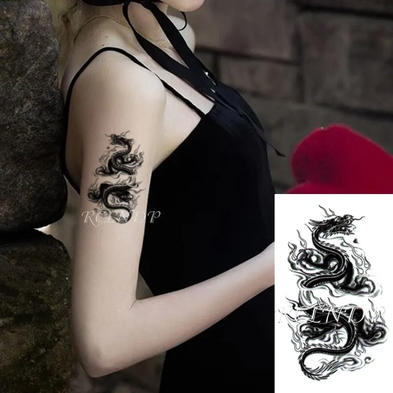 Waterproof Temporary Tattoo sticker movie School badge fake tatto flash tatoo for men women
