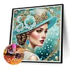 (Multi-Style)Noble Lady-Partial Special Shaped Diamond Painting 30*30CM