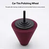 Burnishing Ball Polishing Cone Detailed Scratch Polishing for Car Tire Hub Care