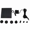 1.2W Solar Water Fountain Pump 180L/H with 6 Nozzles for Water Feature Outdoor