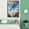 Diamond Painting-DIY Full Round Drill Balloon Rabbit(60*40 CM)