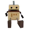 Car Aromatherapy Wooden Figure Shaking Wooden Man Figurine Little Nerdy Dolls