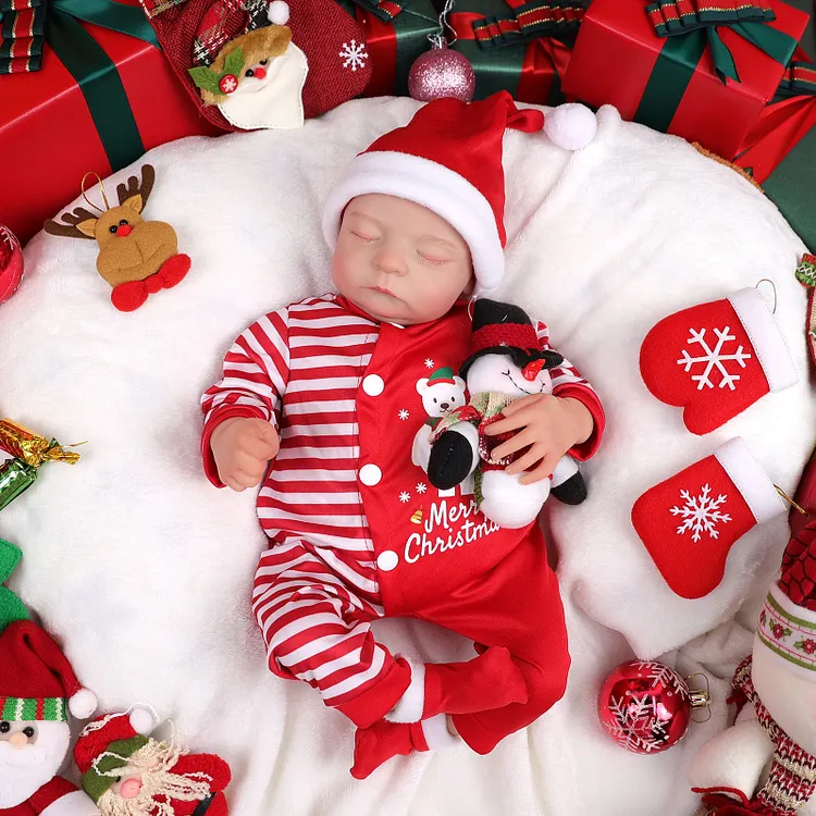 Babeside Christmas Sleeping Reborn Baby Noah 20'' Little Infant Boy Best Gift for Kids