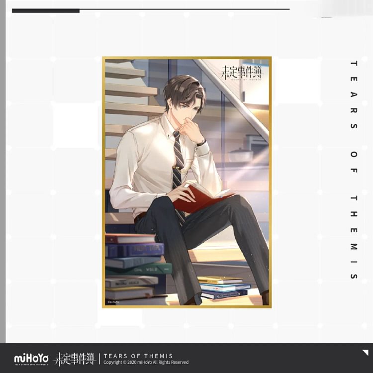 Heart Commemorative Series Decorative Color Poster [Original Tears of Themis Official Merchandise]