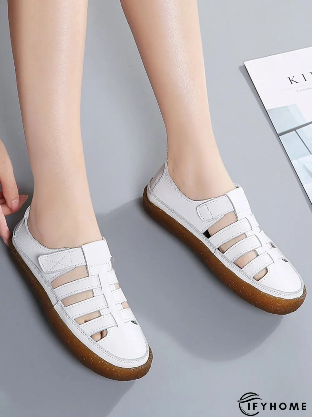 Lightweight Hollow Breathable Retro Soft Soled Shoes | IFYHOME