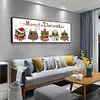 Partial Cross Stitch Kits Christmas Owl 14CT Counted DIY Home Decorations(Brand)