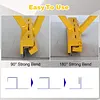 [US Local Warehouse] 2-in-1 Standing Seam Roof Hand Seamer Color Steel Tile Manual Bite Plier 90 &180 Double Fold Mechanical Lock Jaw Width 6 Inches Designed for Roofers
