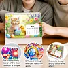 Diamond Painting Festival Celebrations 2027 Paper Calendar Monthly Flip Tabletop Calendar Kit