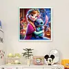 (Multi-Style) Princess And Stitch Disney-11CT Stamped Cross Stitch 40*40cm