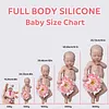12" & 16" Flexible Full Body Silicone Reborn Newborn Sleeping Baby Doll Boy and Girl Just Like A Real Baby That can Experience Healing Bathing - RBBI-Myrebornbabydoll&reg; Myrebornbabydoll&reg;