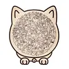 135-Piece Morandi-Colored Cat Shaped Wooden Jigsaw Puzzle