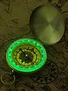 Mini Portable Copper Navigation Compass Outdoor Luminous Flip Compasses