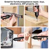 Electric Screwdriver Set LED Light Automatic Screwdriver for Furniture Gaming PC