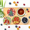 6pcs/set Wooden Diamond Painting Coaster Set
