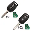 433MHz ID46 Keyless Entry Remote Car Key Fob Compatible for Chevrolet Captiva