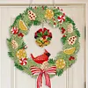 DIY Special Shaped Crystal Painting Wreath with LED Light Kit (Xmas Bell)