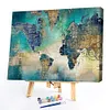 (US Local)Map Abstract-Paint By Numbers Kit(80x40cm)