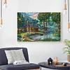 Diamond Painting -DIY Full Square Drill Forest Cabin