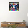 Flower Cow - Round AB Drills Diamond Painting(50*45cm)
