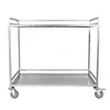 [US Local Warehouse] Heavy Duty Rolling Utility Cart with Wheels Handle 660lbs Capacity Rolling Cart