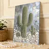 Cactus DIY Pearl Painting Kit with Frame 30x40cm Pearl Gem Paintings Picture Arts Craft for Adults Beginners Gift Home Wall Decor