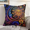 Sun And Moon Chart-Pillow Case-3 Strands 11CT Stamped Cross Stitch-45*45CM