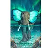 （Big Size）Butterfly Elephant-Full Square Diamond Painting 40*70cm