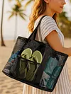 2-in-1 Mesh Beach Bag Large Beach Tote Bag Swimming Pool Travel Bag for Women