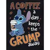 A Coffee A Day Keeps The Grump Away-11CT Stamped Cross Stitch 40*53cm