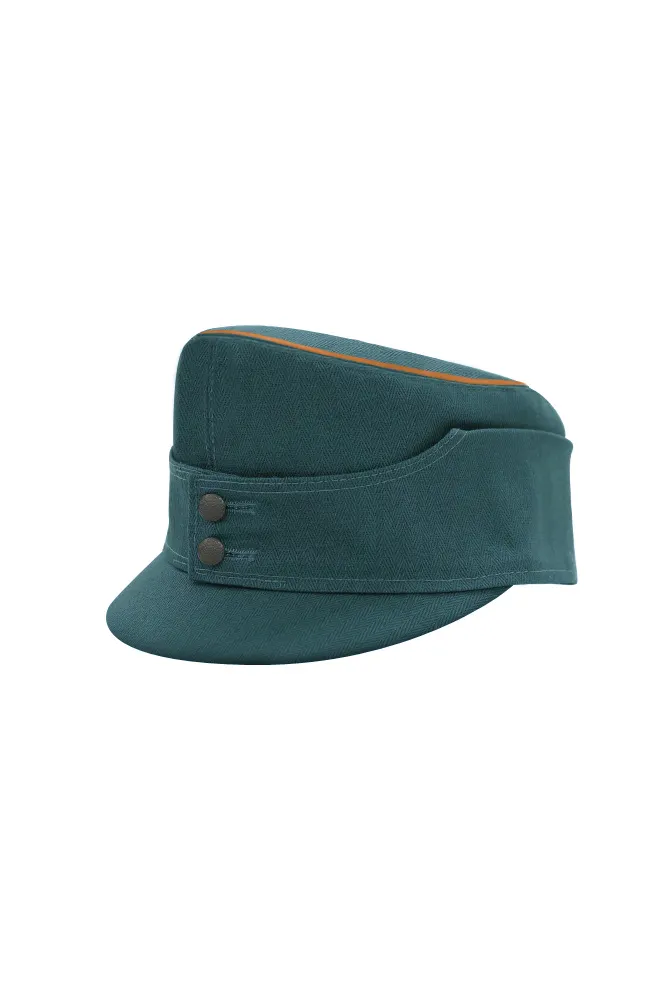   Polizei German Gebirgsjager Bergm&uuml;tze HBT Field Cap Piped German-Uniform