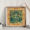 (Stamped/Counted) Trees And Flowers - 11CT Cross Stitch 50*50cm/19.69*19.69in