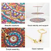 3 Tier Acrylic Mandala Diamond Painting Cake Snack Stand for Afternoon Tea