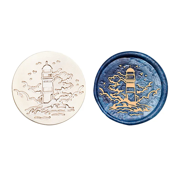 Diy Fire Lacquer Round Sealing Wax Stamp Head gbfke