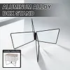 Aluminum Alloy Box Stand Portable Organizer Box Folding Stand for Travel Cooking