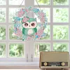 >SALE<Acrylic Single-Sided 5D DIY Diamond Painting Hanging Pendant (Wreath Owl)