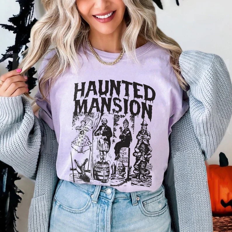Comfort Colors&reg; Vintage The Haunted Mansion shirt