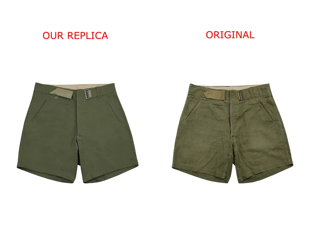   Wehrmacht DAK Tropical Afrikakorps Olive Short Pants German-Uniform