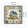 (Stamped/Counted) Landscape-11CT Cross Stitch 50*50cm/19.69*19.69in