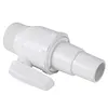 2-Way Ball Valve Float Valve Pool Filter Stop Connector for Home Backyard Plunge