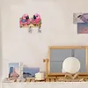 (US Local)Parrot DIY Diamond Painting Hanging Hook No Hole Punching Wall Decoration