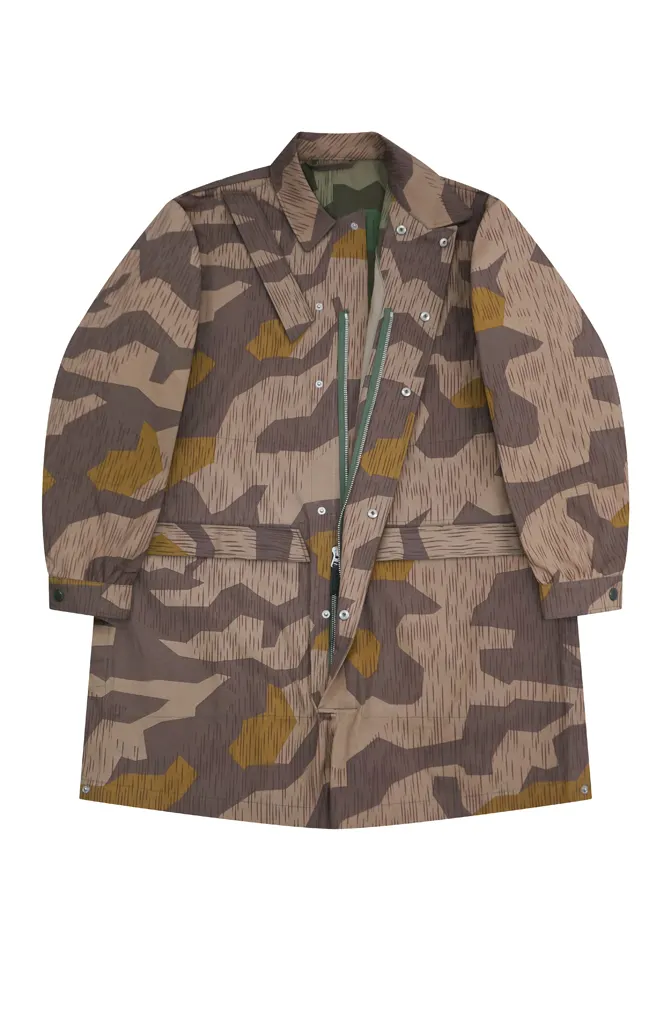   Luftwaffe German M1940 Splinter 41 Brown Variation Camo Fallschirmj&auml;ger Jump Smock German-Uniform
